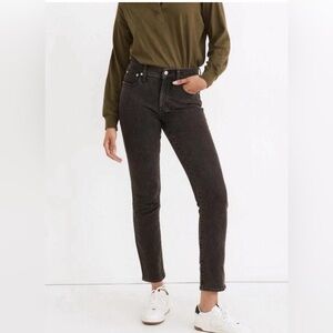 Madewell The Mid-rise Perfect Vintage Jean Black Denim Tall Size 30